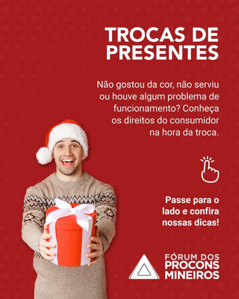 PROCON/Araguari orienta sobre a política de troca de presentes