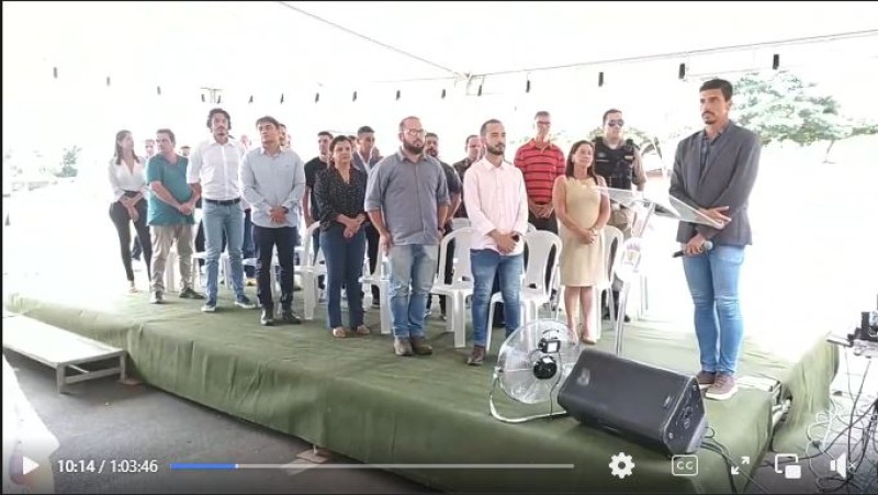 Lançamento do processo licitatório do Parque Linear e córrego DAMASUS.