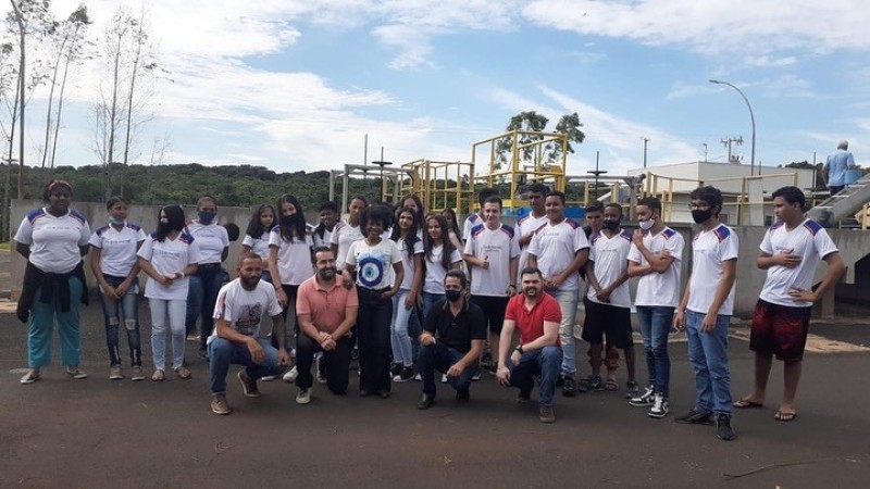 Alunos visitam ETE Brejo Alegre na semana em que se comemora o Dia Mundial da Água