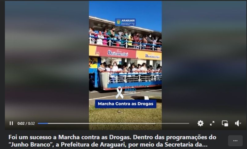 Foi um sucesso a Marcha contra as Drogas