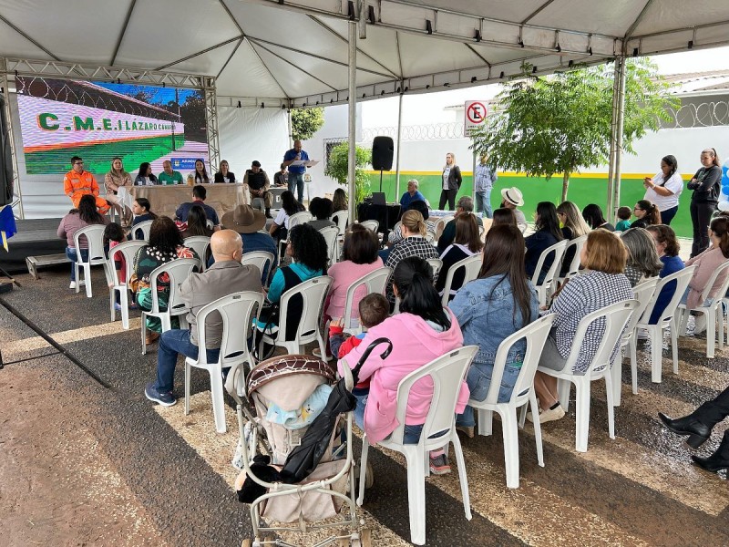 CMEI Lázaro Camargo é reinaugurado após obras de Revitalização