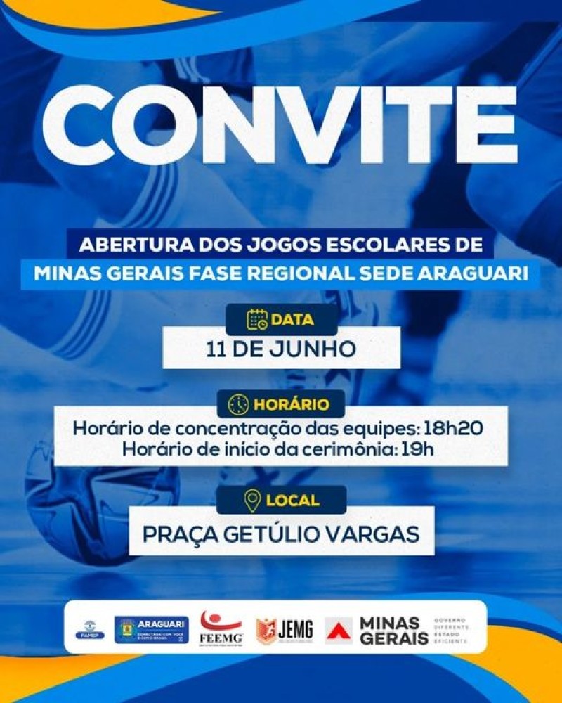 PREFEITURA DE ARAGUARI CONVITE
