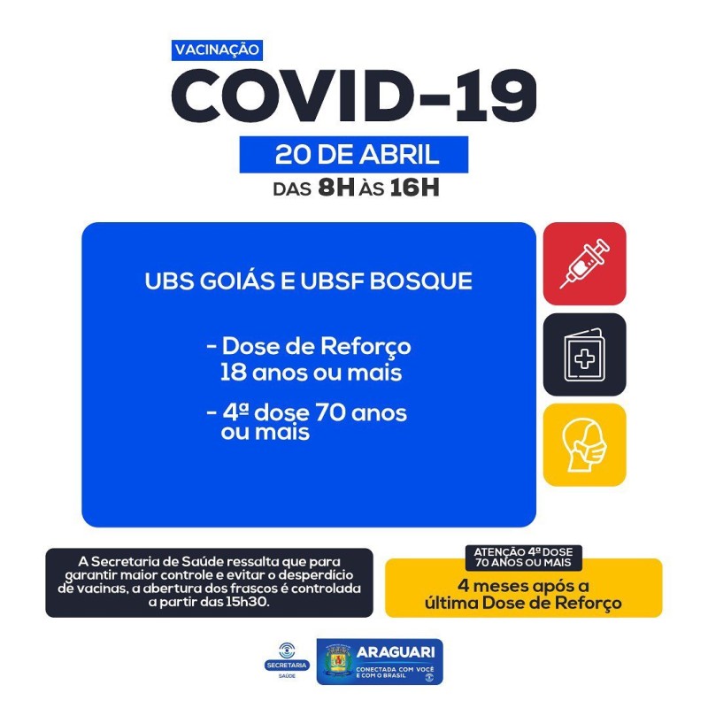 Vacinação 20 de Abril