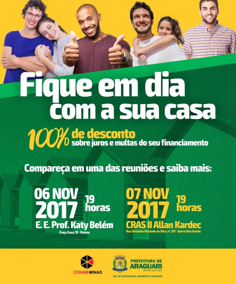 Programa “COHAB Mais Perto” será lançado em Araguari