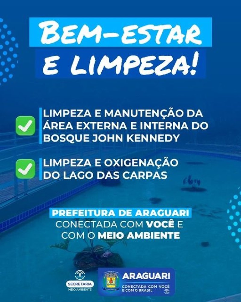 Bem-estar e limpeza!