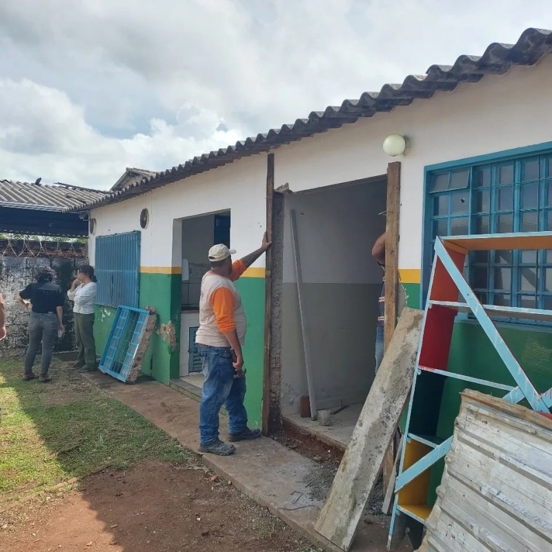 Educação de Araguari em Movimento:  Prefeitura inicia obras no CMEI no bairro Miranda