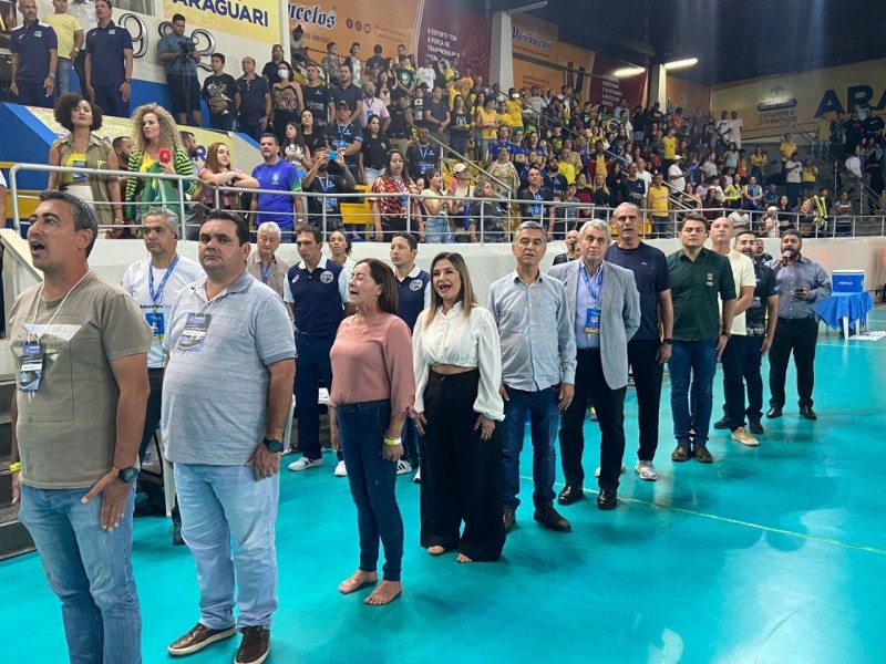 Grande Público prestigia a abertura do Campeonato Sul-Americano Sub-19 de Vôlei em Araguari
