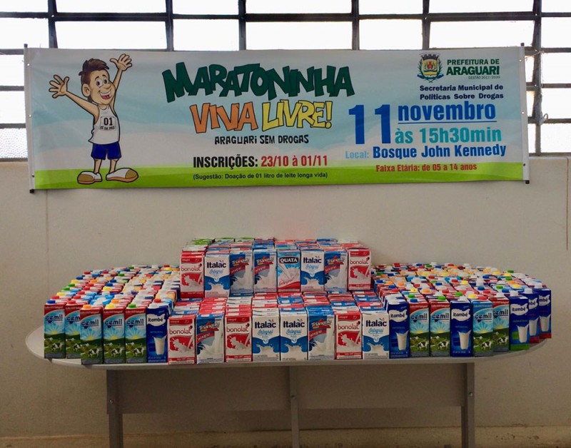 Maratoninha “Viva Livre” reuniu cerca de 1.000 crianças e adolescentes no último sábado