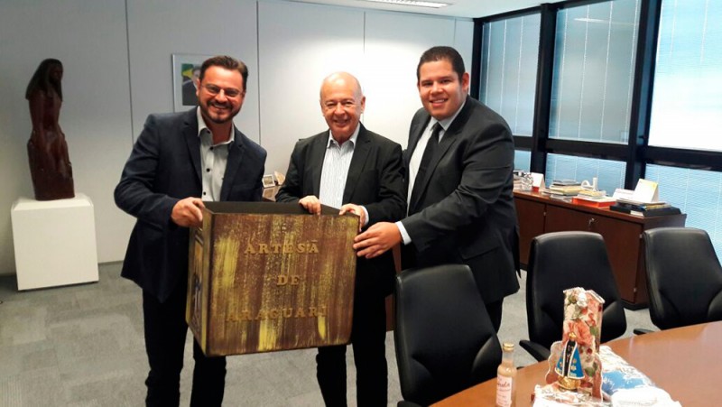 SECRETÁRIO ESTADUAL DE CULTURA RECEBE PRESIDENTE DA FAEC