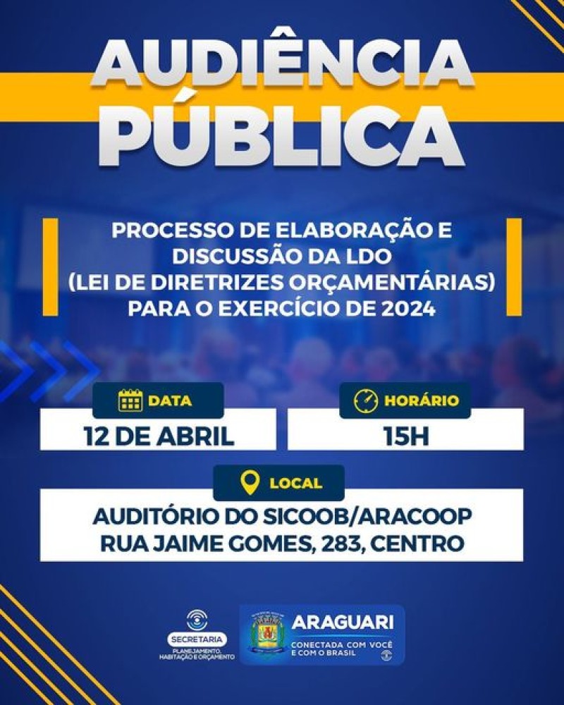 Prefeitura de Araguari: Convite