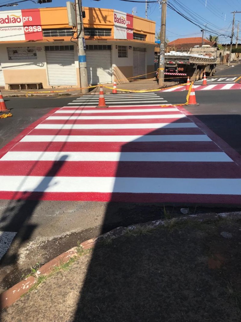 SETTRANS realiza ações de revitalização do trânsito em Araguari