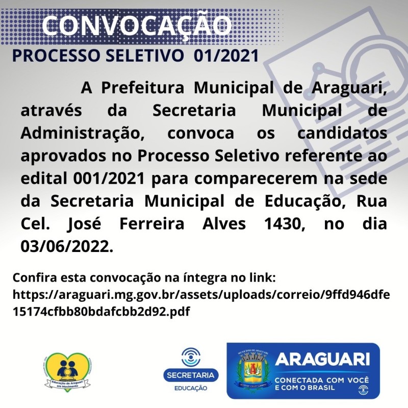 Educação de Araguari em Movimento