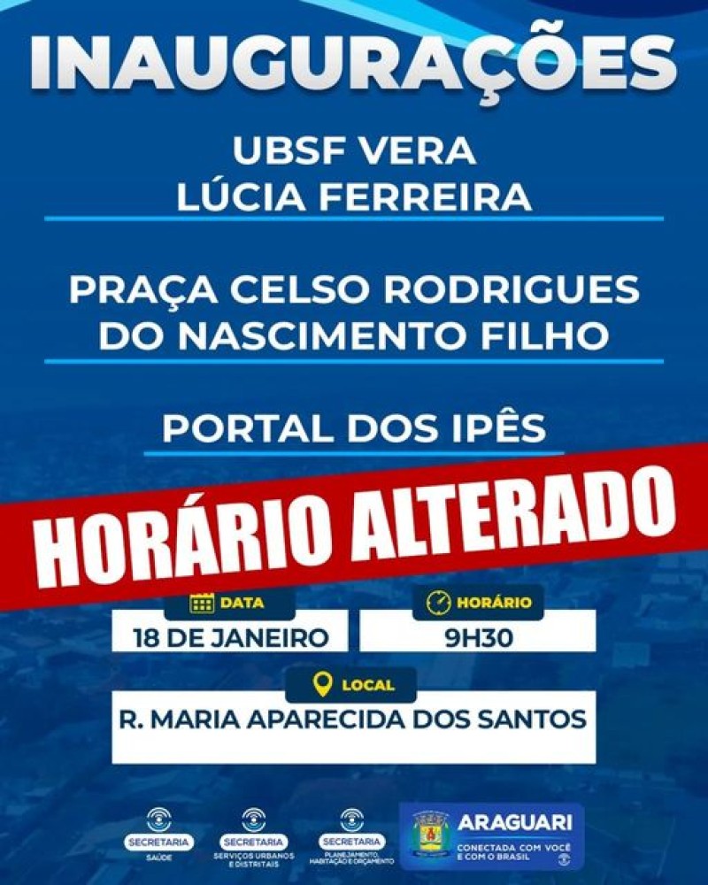 Prefeitura de Araguari: Comunicado