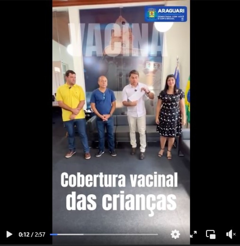 Mais Saúde para as Nossas Crianças!