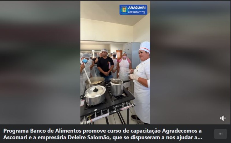 Programa Banco de Alimentos promove curso de capacitação