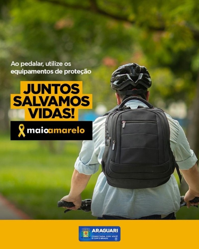 Equipamentos de segurança são muito importantes para os ciclistas.