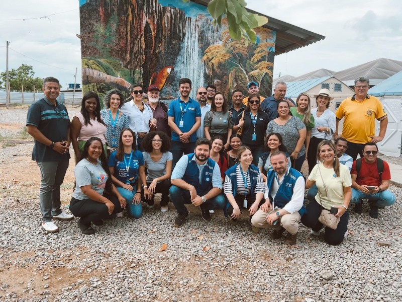 Comitiva do Setor Privado e Público realiza visita a Operação Acolhida em Roraima