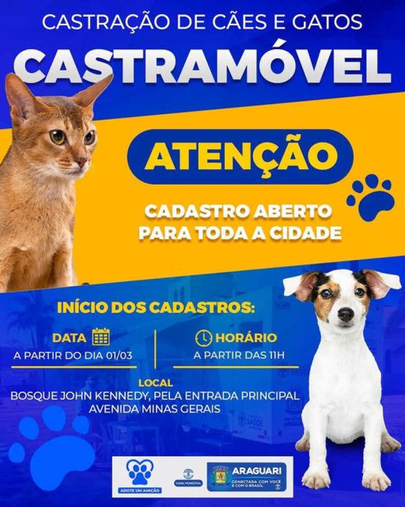 Prefeitura de Araguari: Castramóvel