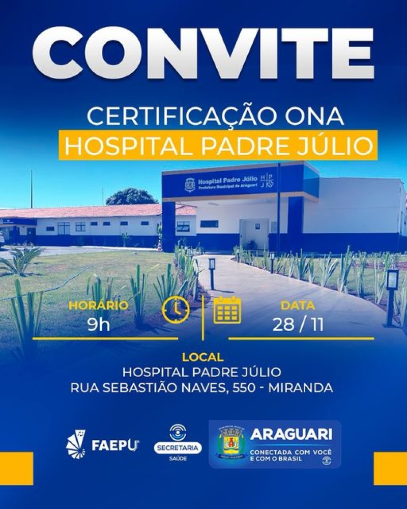 Prefeitura de Araguari: Convite