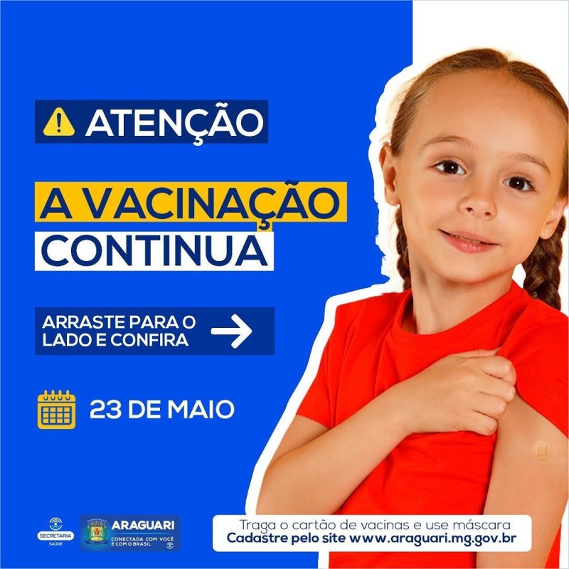 Vacinação COVID-19 – 23 de maio