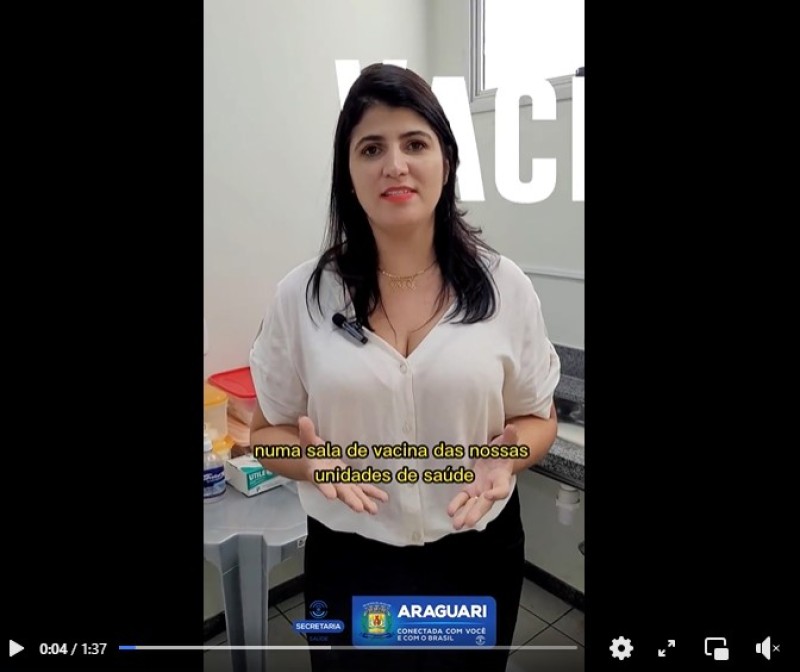 Prefeitura de Araguari amplia cobertura vacinal contra Meningite C