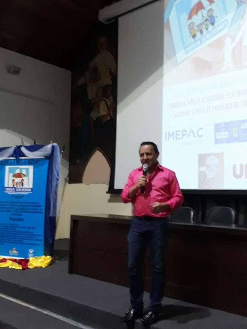 Acolhimento é tema de palestra promovida em Araguari