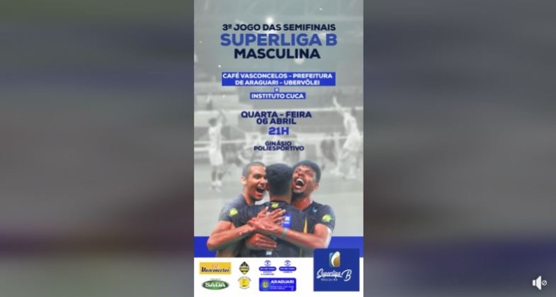 Araguari está a um passo de entrar para a elite do vôlei brasileiro.