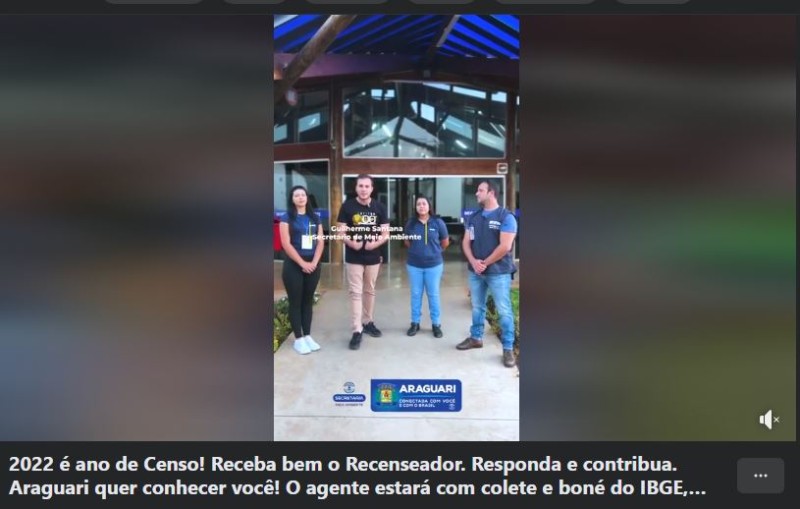 2022 é ano de Censo!