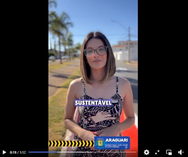 Prefeitura de Araguari: Ciclofaixas