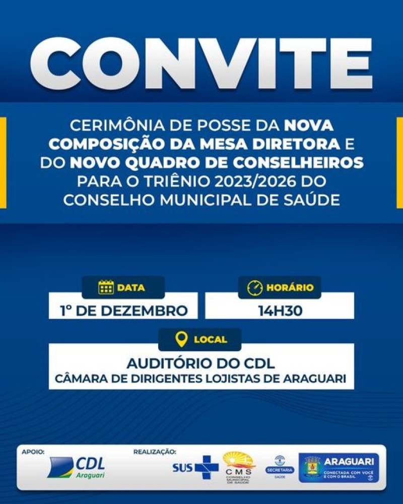 Prefeitura de Araguari: Convite