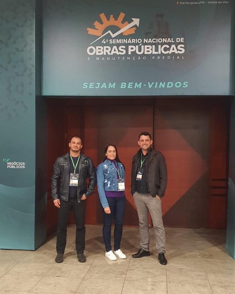 Equipe da prefeitura participa do 4º Seminário Nacional de Obras Públicas e Manutenção Predial em Foz do Iguaçu