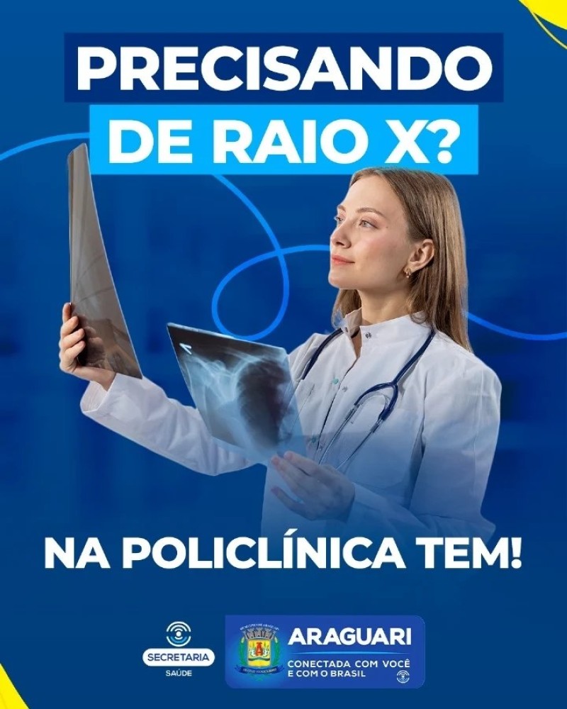 Precisando de Raio X? Na Policlínica tem!