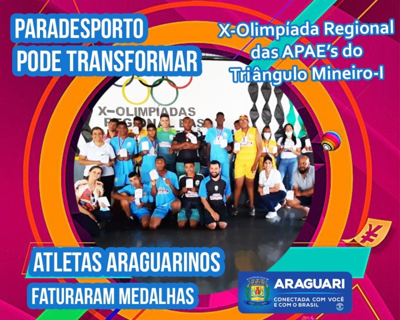 No último final de semana, a APAE Araguari em parceria com a prefeitura, participou das Olimpíadas da APAE's, em Ituiutaba.