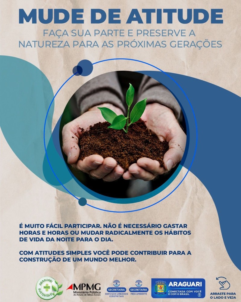 O Futuro depende de nós e de nossa conscientização ambiental!