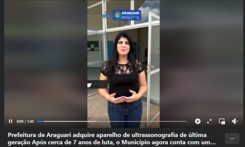 Prefeitura de Araguari adquire aparelho de ultrassonografia de última geração