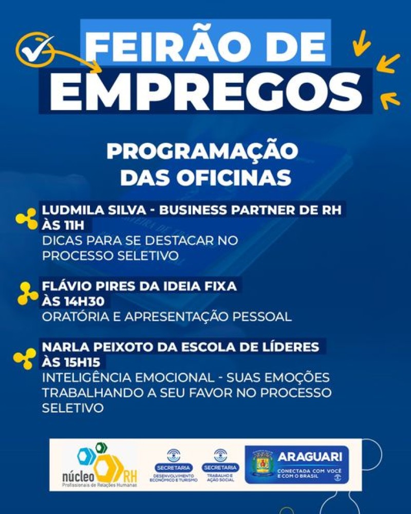 Feirão de Empregos de Araguari