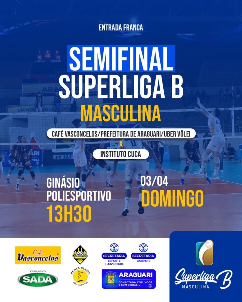 Vôlei movimenta o esporte em Araguari neste final de semana