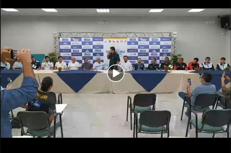 Coletiva de imprensa do Campeonato Sul - Americano de Vôlei