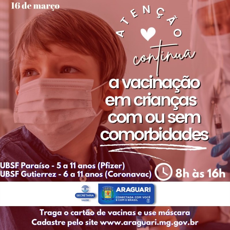 Vacinação 16 de Março