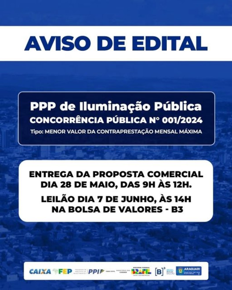 AVISO DE EDITAL 