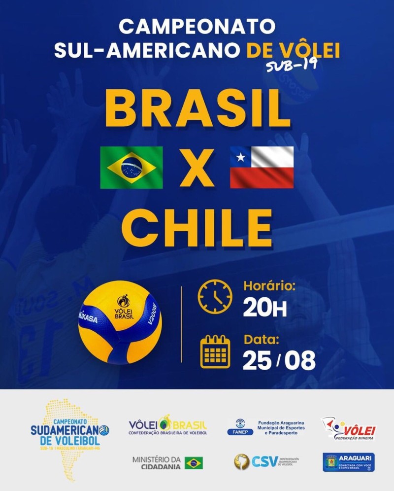 Confira os jogos do Campeonato Sul-Americano Sub-19 de Vôlei Masculino