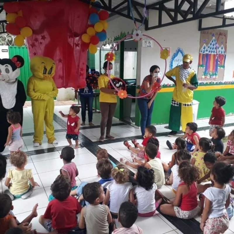 Secretaria de Saúde ministra palestra importante para alunos no CMEI Zaquia Pedreiro Skaf