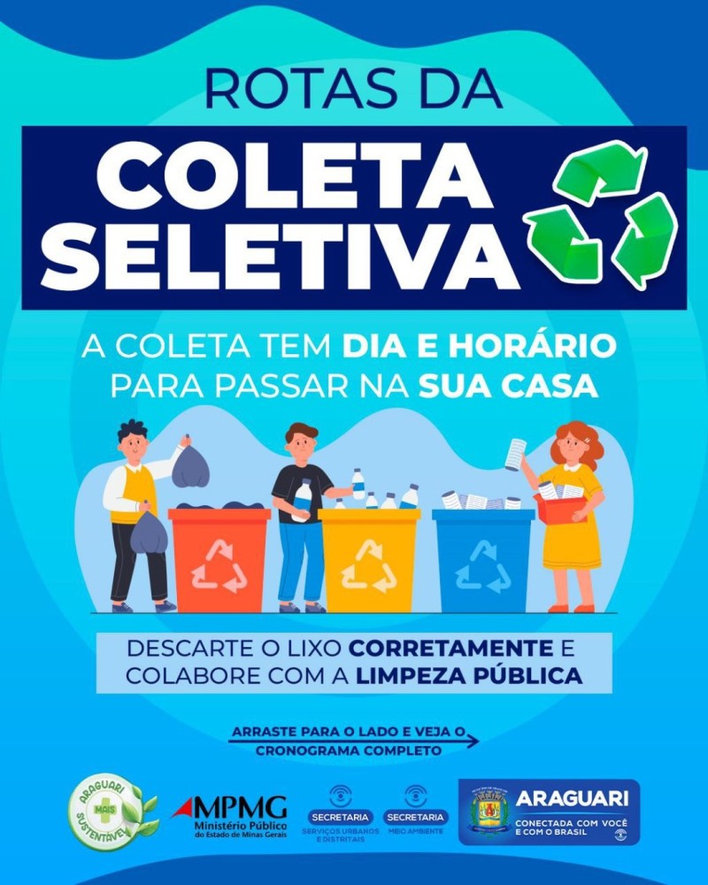 COLETA SELETIVA, FAÇA SUA PARTE