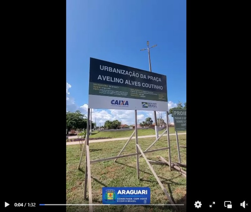 Tapumes da praça Avelino Alves Coutinho são retirados