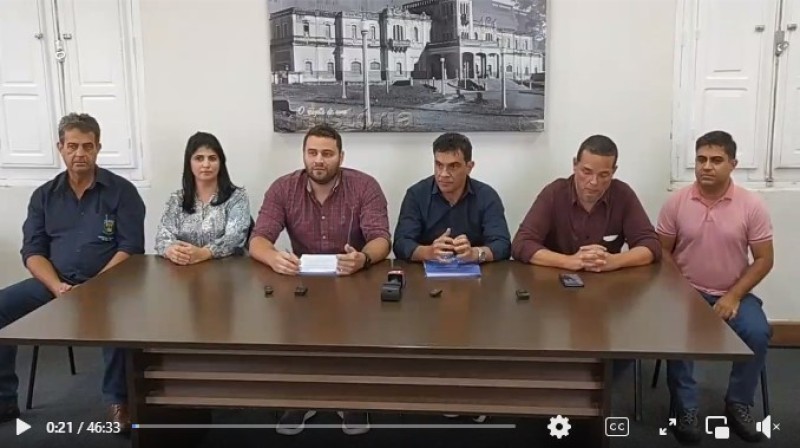 Coletiva de Imprensa sobre o Concurso Público e Processo Seletivo Público