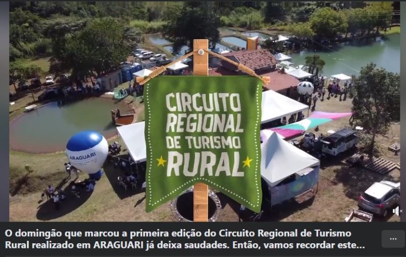 O domingão que marcou a primeira edição do Circuito Regional de Turismo Rural realizado em ARAGUARI já deixa saudades. 