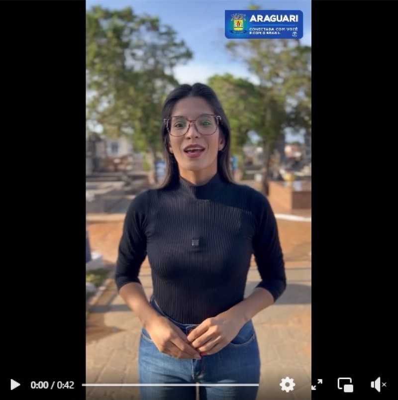 Cemitérios estão prontos para visitações do Dia de Finados em Araguari