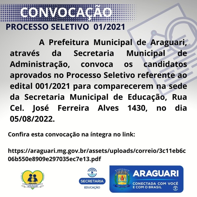 Educação de Araguari em Movimento