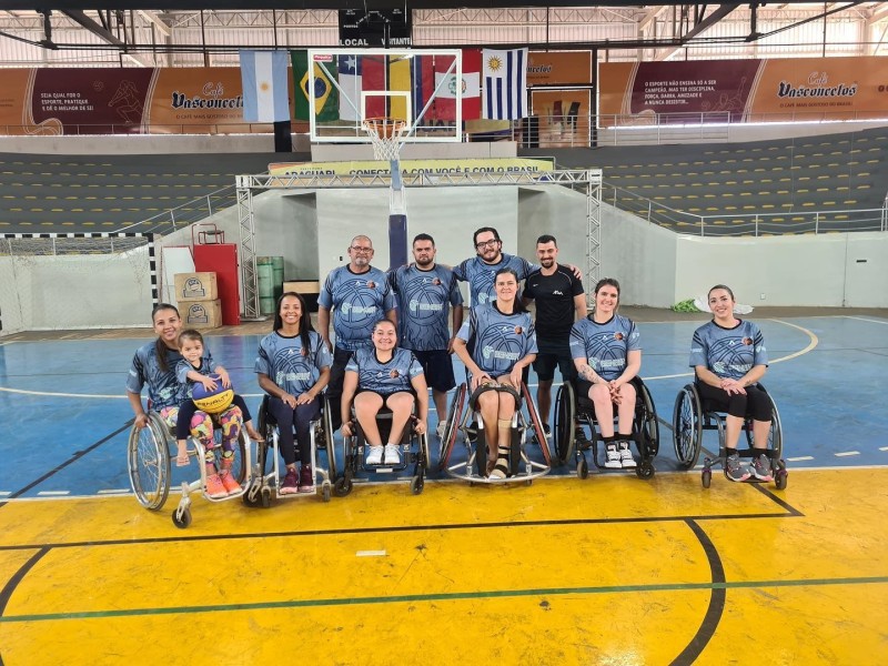 Equipe Valkirias de Basquete em Cadeira de Rodas treina para a Competição Nacional em Araguari
