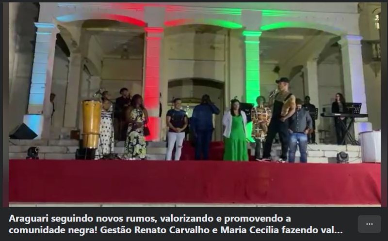 Araguari seguindo novos rumos, valorizando e promovendo a Comunidade Negra!